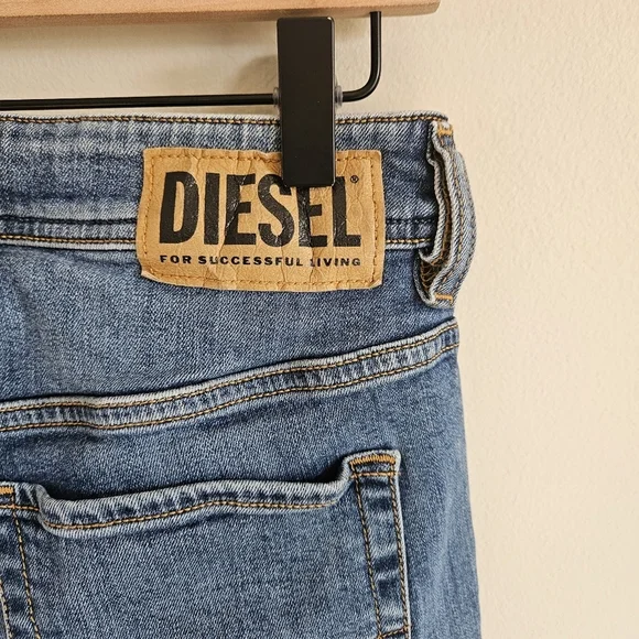 Diesel Men's Medium Wash Sleenker-X Slim Skinny Jeans 30W 32L - Picture 12 of 16